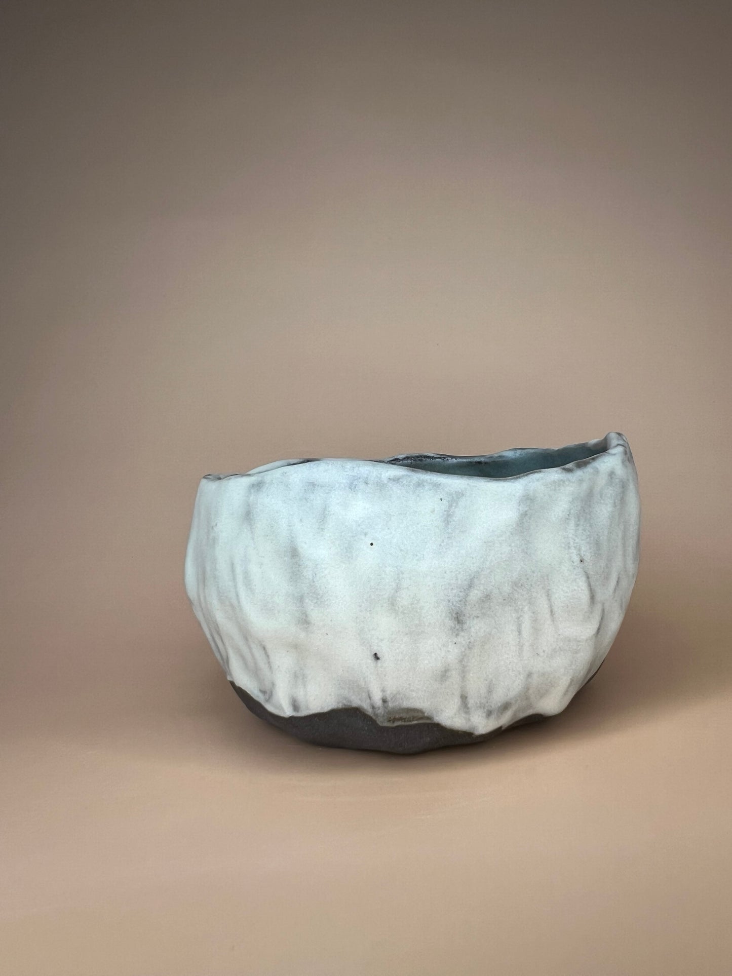 Black clay cup