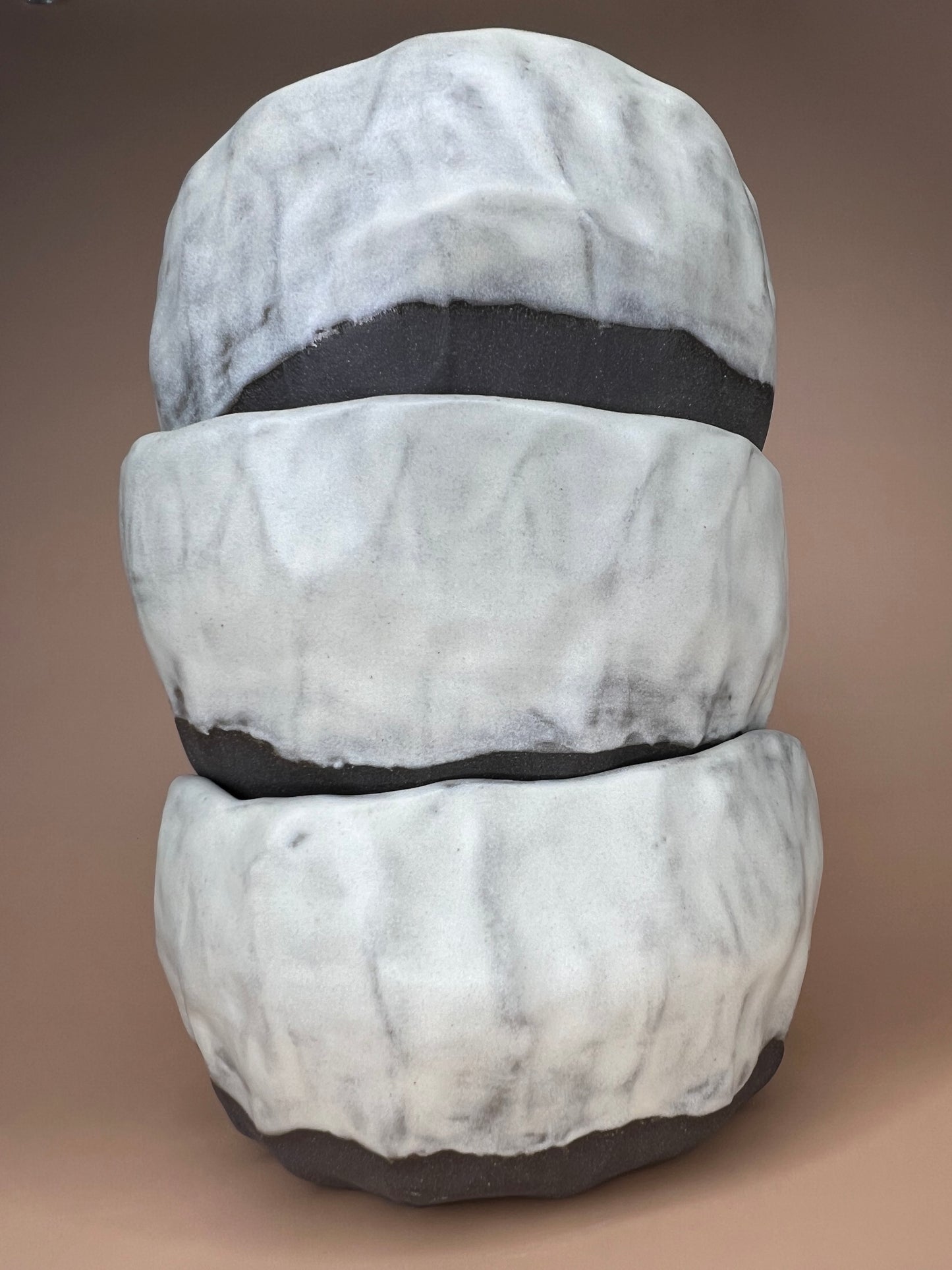 Black clay cup