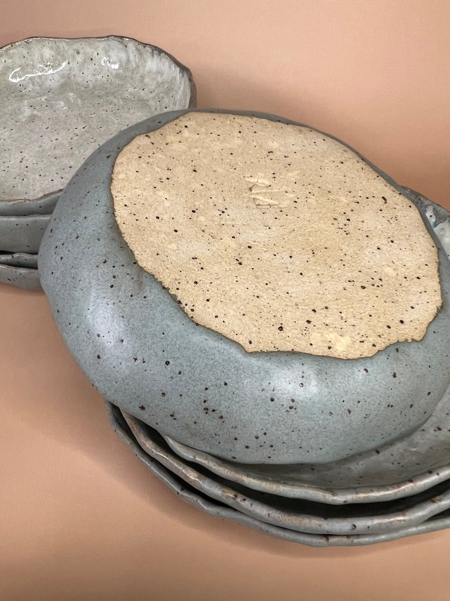 Set of 4 shallow bowls