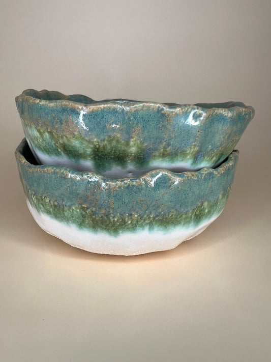 Pair of olive bowls