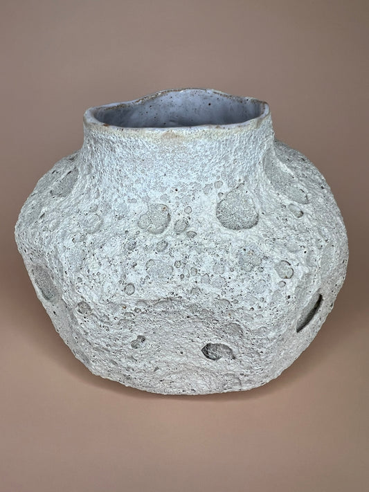 Moon Lava Vase